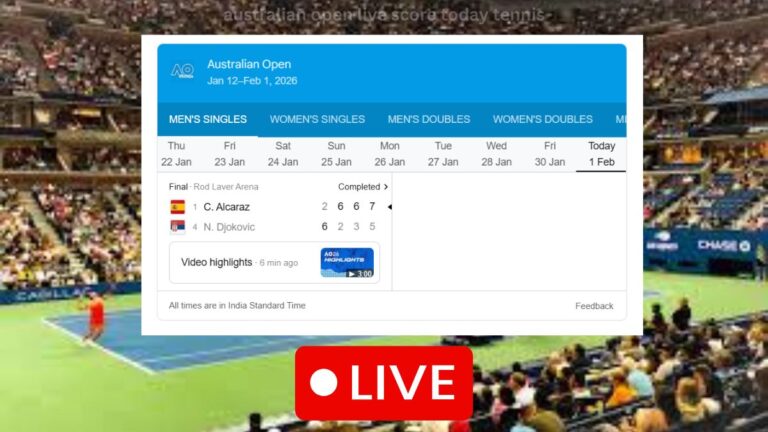 djokovic vs alcaraz score